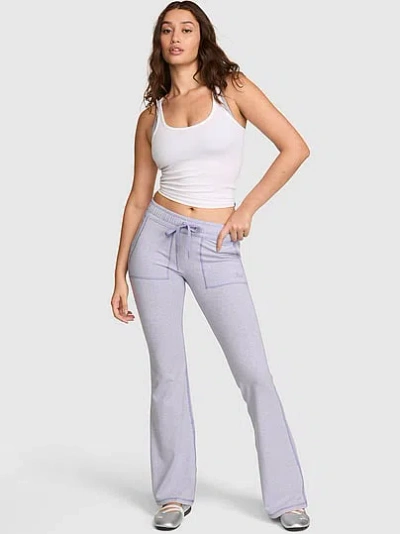 Pink All-day Cotton™ Pocket Flare Leggings In Gray