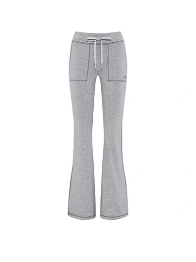 Pink All-day Cotton™ Pocket Flare Leggings In Grey