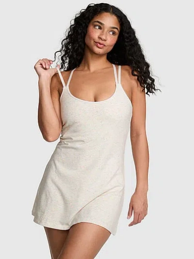 Pink All-day Cotton™ Strappy Dress In White