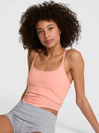 Pink All-day Cotton™ Strappy Tank Top In