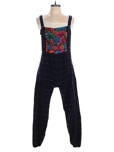 Pre-owned Pink And Silver Overalls In Blue