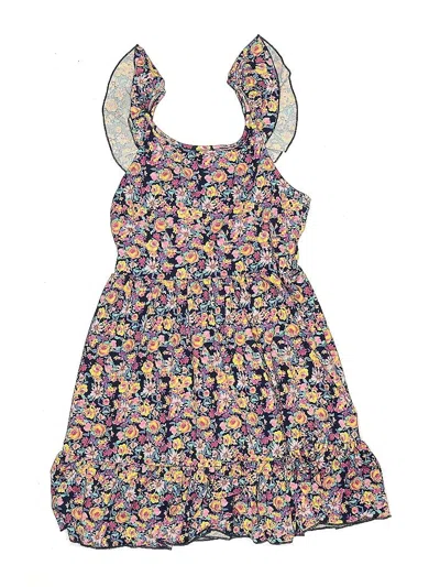 Pre-owned Pink & Violet Kids' Dress In Blue