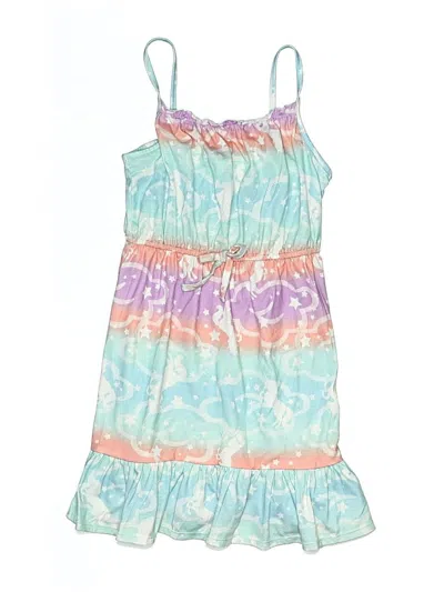 Pre-owned Pink & Violet Kids' Dress In Blue