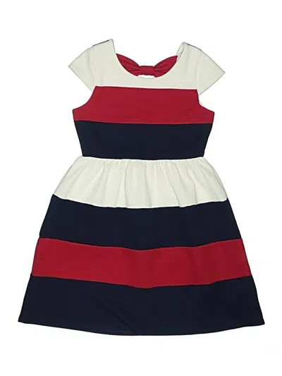 Pre-owned Pink & Violet Kids' Dress In Ivory