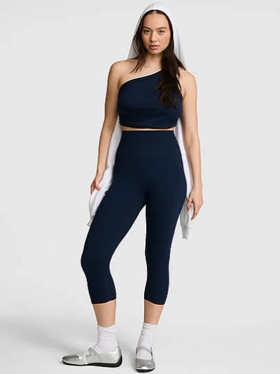 Pink Anywear Capri Leggings In Blue