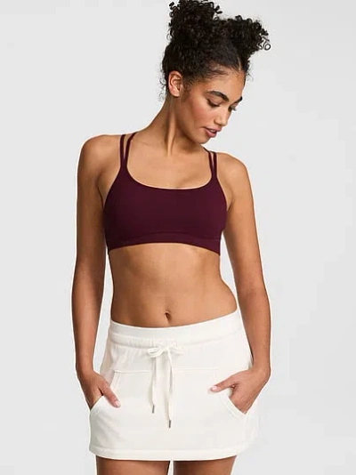 Pink Anywear Strappy Sports Bra In Purple