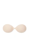 Pink Backless Front-close Lightly Lined Bra In Neutral