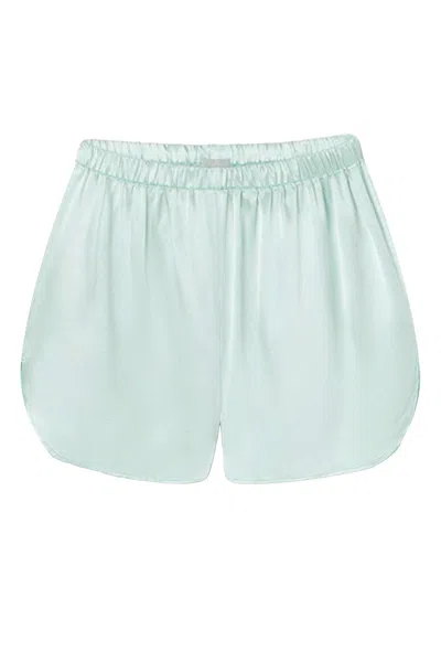 Pink Balls Brittany Short Cloudy Aqua In Blue