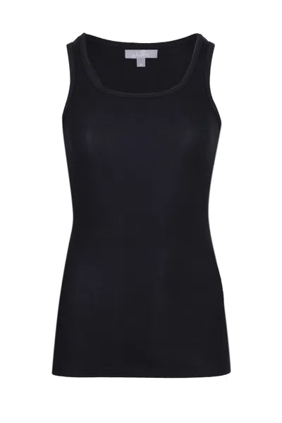 Pink Balls Charlie Racer Back Tank Top Black