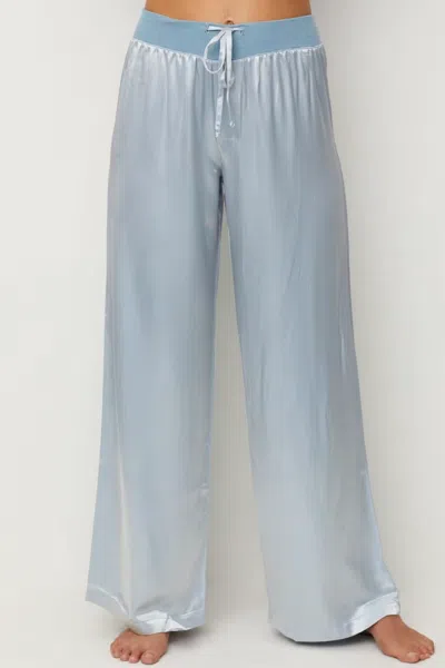 Pink Balls Jolie Satin Pant Morning Blue