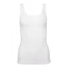 Pink Balls Scoop Neck Tank Top Optic White