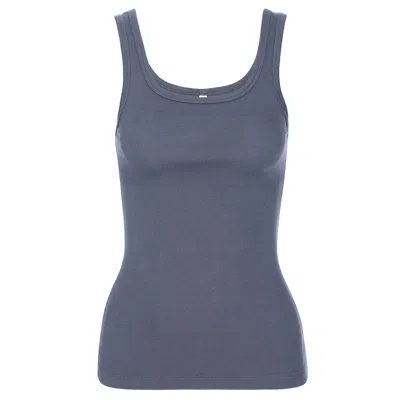 Pink Balls Scoop Tank Top Light Blue