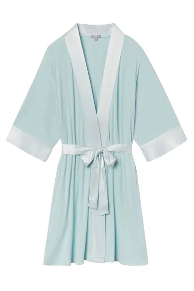Pink Balls Shala Kimono Cloudy Aqua In Multi