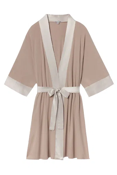 Pink Balls Shala Kimono Cloudy Mocha In Brown