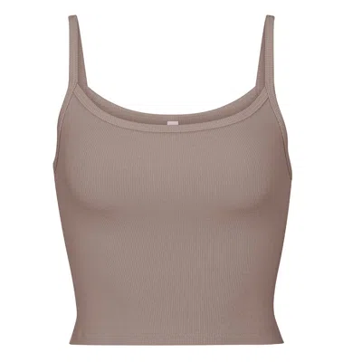 Pink Balls Tank Top Strappy Mocha In Brown