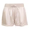 Pink Balls Womens Sleep Shorts In Eggnog