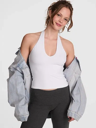 Pink Base Stretch™ Halter Tank Top