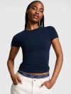 Pink Base Stretch™ Short-sleeve Tee In Blue