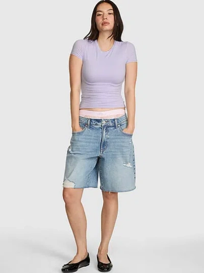 Pink Base Stretch™ Short-sleeve Tee In Purple