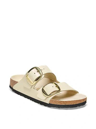 Pink Birkenstock Arizona Big Buckle Sandals In Yellow