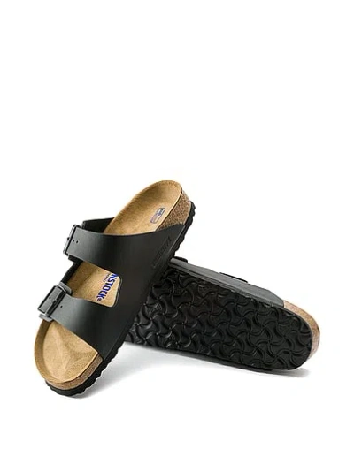 Pink Birkenstock Arizona Sandals In Black