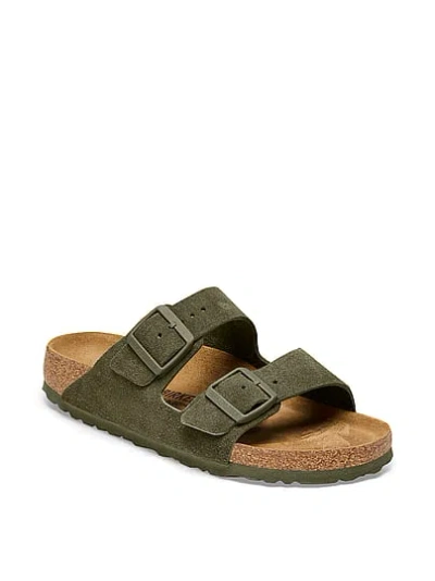 Pink Birkenstock Arizona Sandals In Green