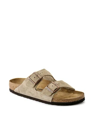 Pink Birkenstock Arizona Suede Leather Sandals