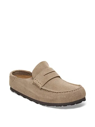 Pink Birkenstock Naples Wrapped Clogs In Neutral