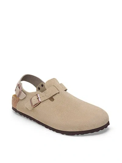 Pink Birkenstock Tokio Clogs In Nude
