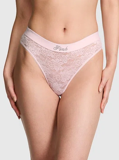 Pink Bling Lacie Logo Brazilian Panty In