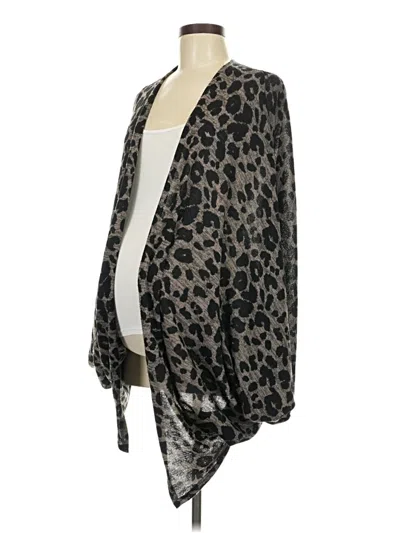 Pre-owned Pink Blush Cardigan Sweater In Black