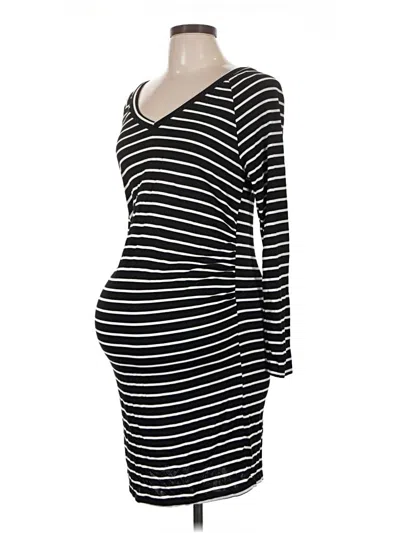 Pre-owned Pink Blush Casual Dress In Black