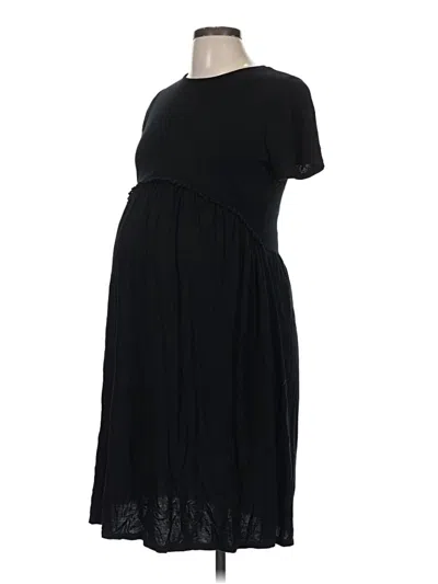 Pre-owned Pink Blush Casual Dress In Black