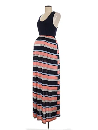 Pre-owned Pink Blush Casual Dress In Blue
