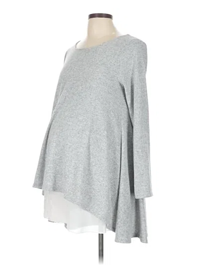 Pre-owned Pink Blush Casual Dress In Gray