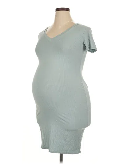 Pre-owned Pink Blush Casual Dress In Gray