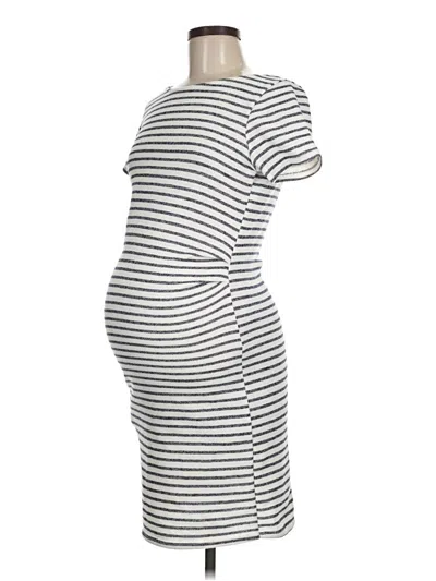 Pre-owned Pink Blush Casual Dress In Gray