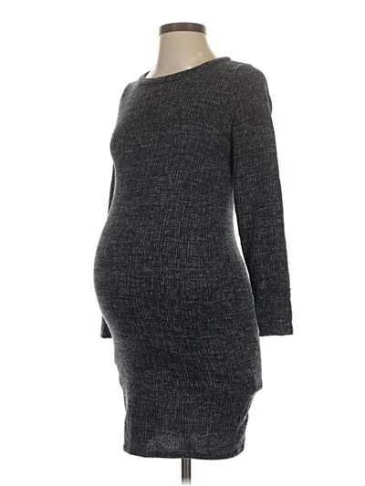 Pre-owned Pink Blush Casual Dress In Gray