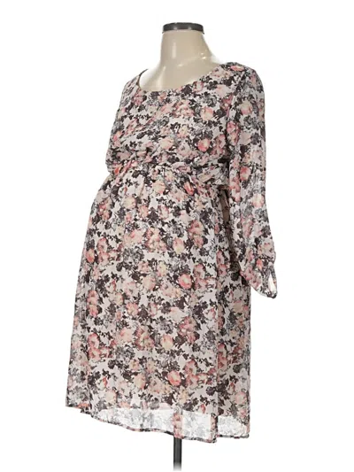 Pre-owned Pink Blush Casual Dress In Gray