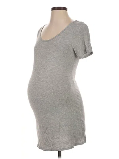 Pre-owned Pink Blush Casual Dress In Gray