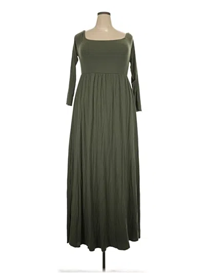 Pre-owned Pink Blush Casual Dress In Green