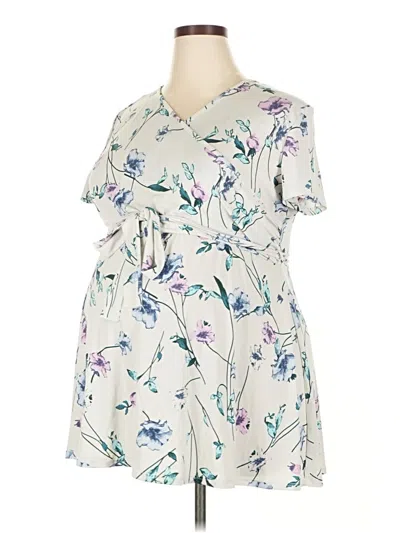 Pre-owned Pink Blush Casual Dress In Ivory