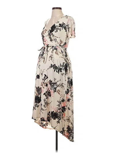 Pre-owned Pink Blush Casual Dress In Ivory