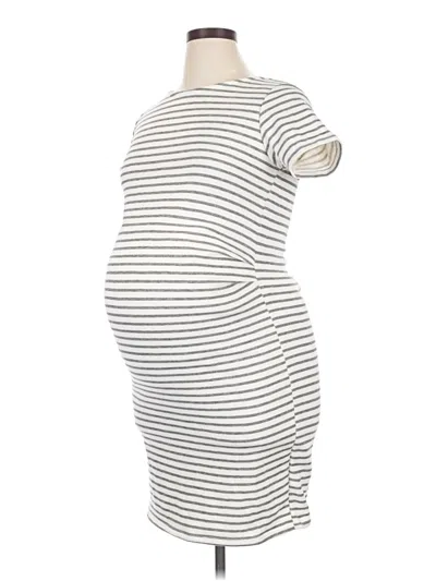 Pre-owned Pink Blush Casual Dress In Ivory