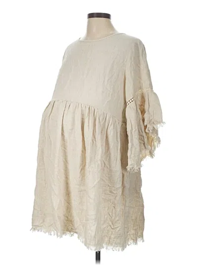 Pre-owned Pink Blush Casual Dress In Ivory