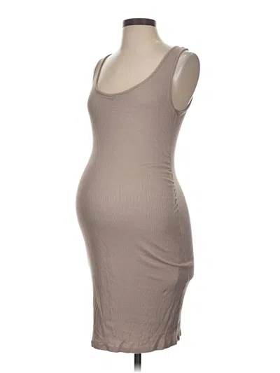 Pre-owned Pink Blush Casual Dress In Tan