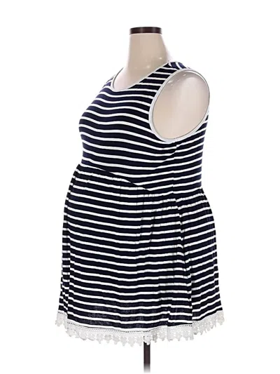 Pre-owned Pink Blush Casual Dress In White