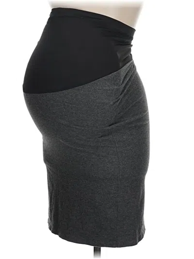 Pre-owned Pink Blush Casual Skirt In White
