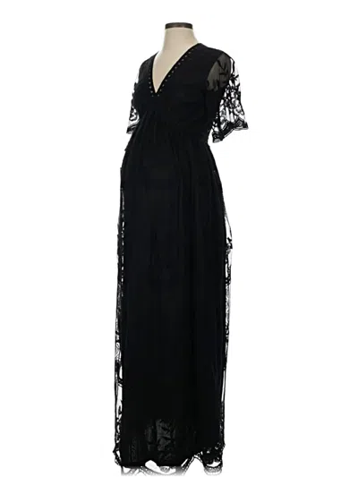 Pre-owned Pink Blush Cocktail Dress In Black