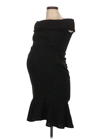 Pre-owned Pink Blush Cocktail Dress In Black